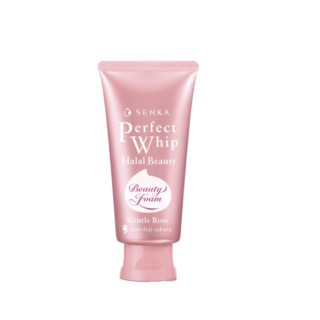 Senka Perfect Whip Halal Beauty Gentle Rose 100g