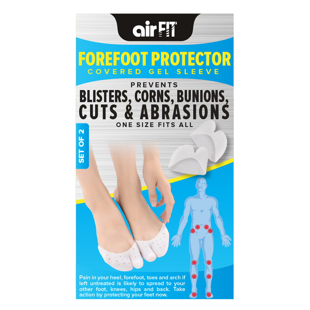 AirFit Forefoot Protector Covered Gel Sleeve (2 pcs)