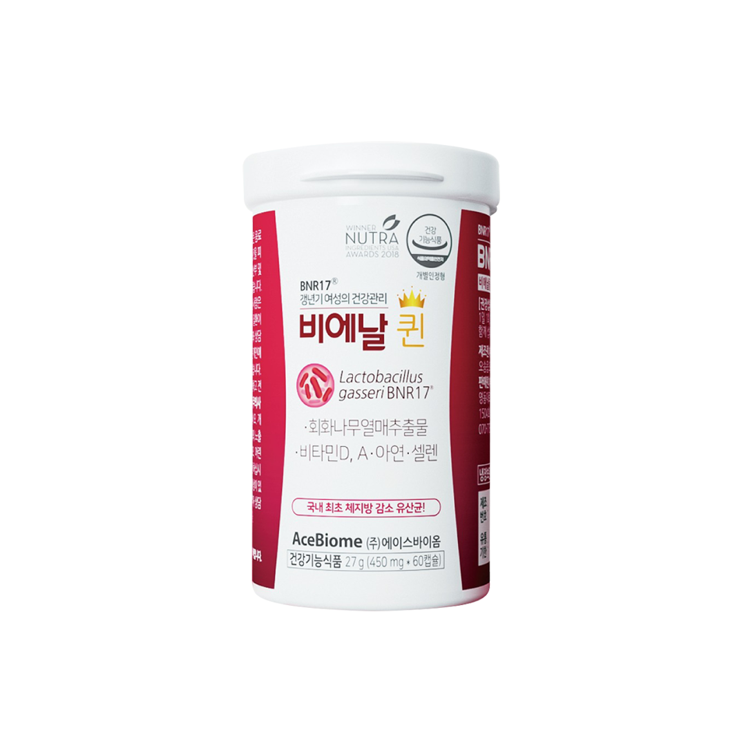 Acebiome BNRQueen Probiotics for Menopausal Relief (60 Capsules)