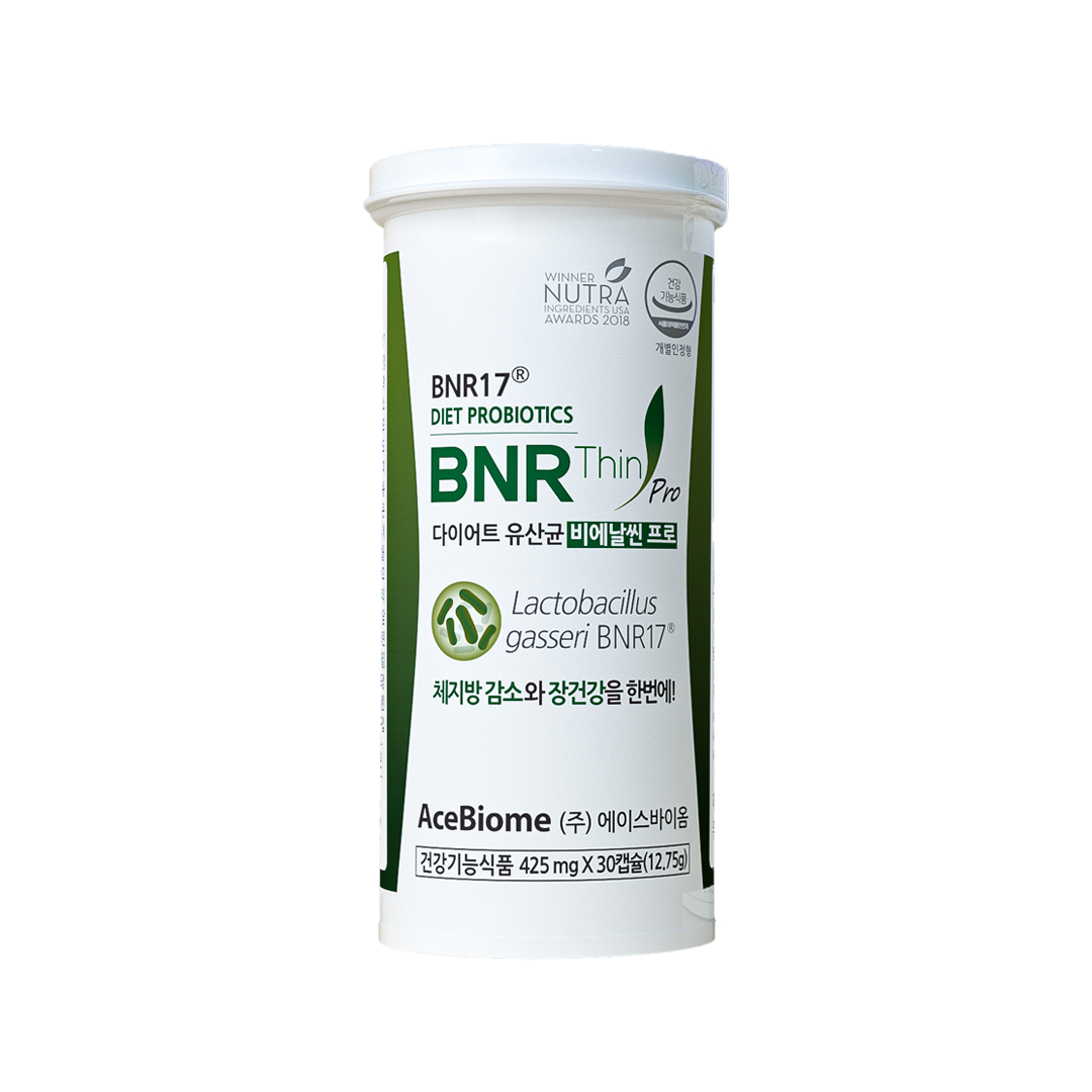 Acebiome BNR17 Diet Probiotics BNRThin Pro (30 Capsules)
