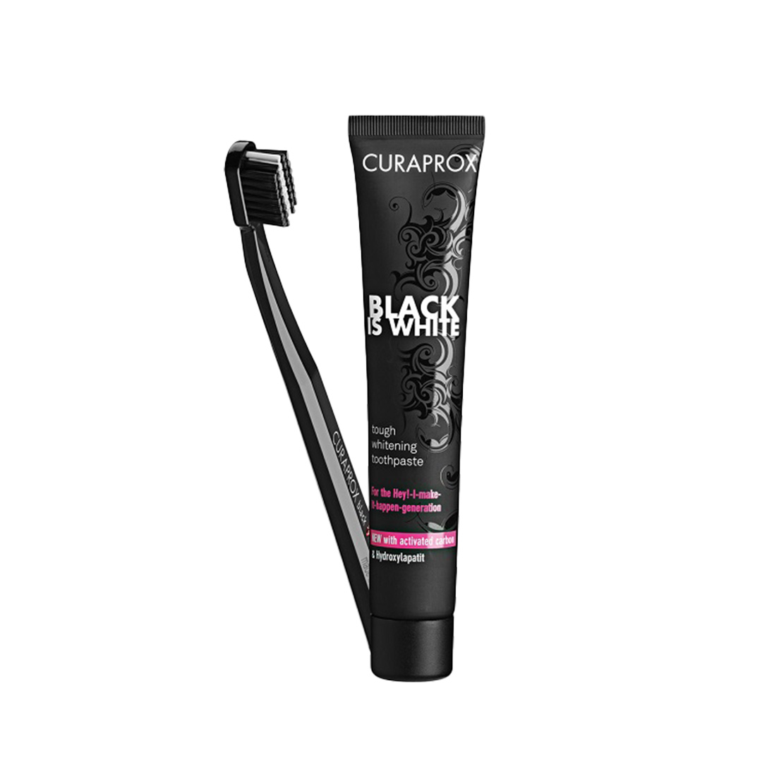 Curaprox Black is White toothpaste set