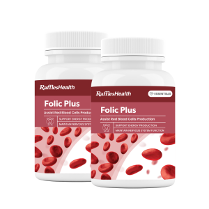 Raffles Folic Plus Bundle (2 Bottles, 120 Tablets each)