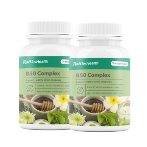 Raffles B50 Complex Bundle (2 Bottles, 60 Tablets each)