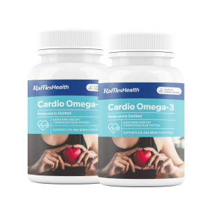 Raffles Cardio Omega 3 Bundle (2 Bottles, 60 Softgels each)