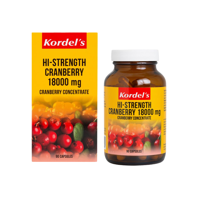 Kordel's Hi-Strength Cranberry 18000 mg (90 Capsules)