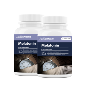 Raffles Melatonin 2mg (2 Bottles, 100 Tablets each)