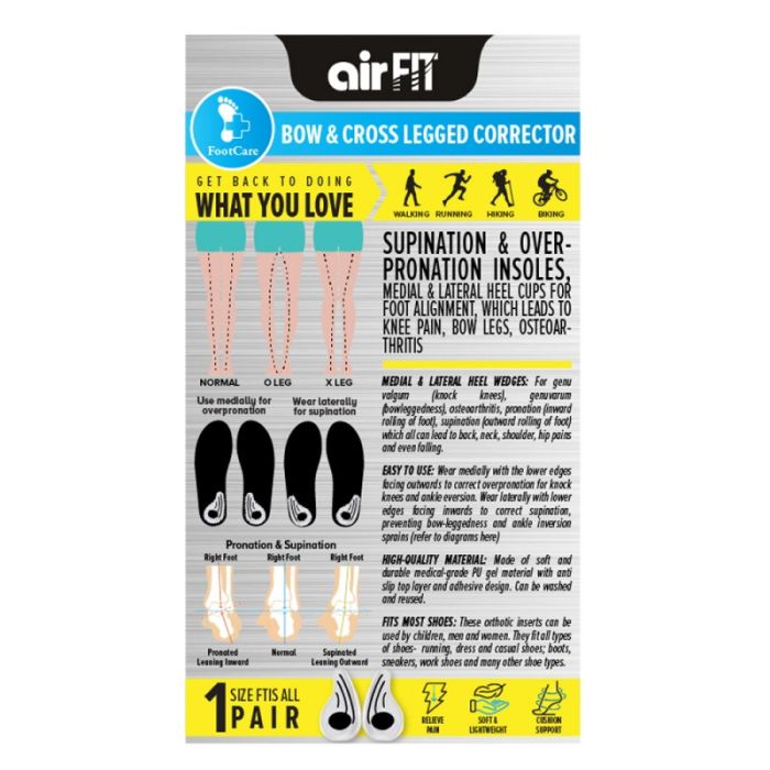 AirFit Bow Cross Legged Corrector for Supination Pronation
