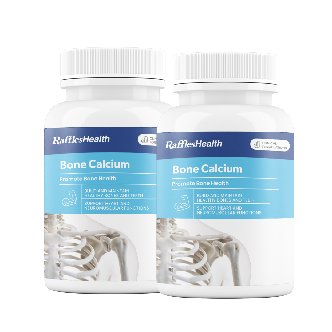 Raffles Bone Calcium Bundle (2 Bottles, 180 Tablets each)