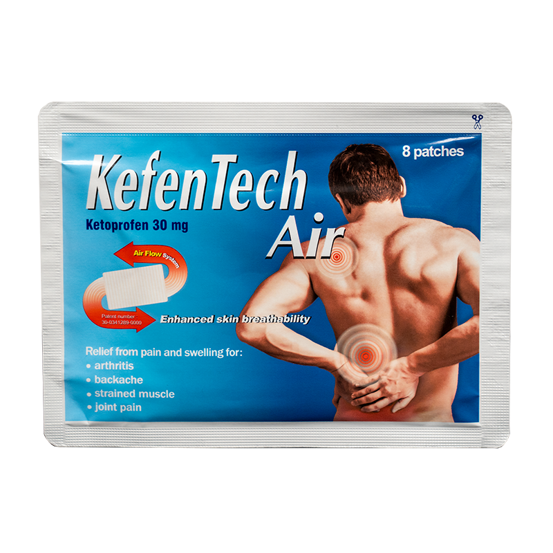 KefenTech Air  Ketoprofen 30 mg (8 Patches) 