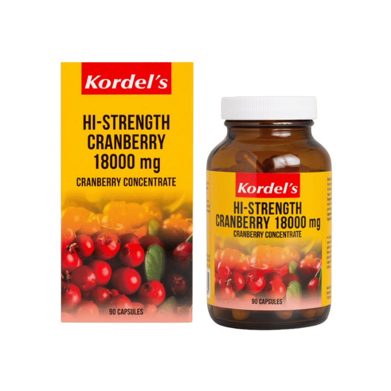 Kordel's Hi-Strength Cranberry 18000 mg (90 Capsules)