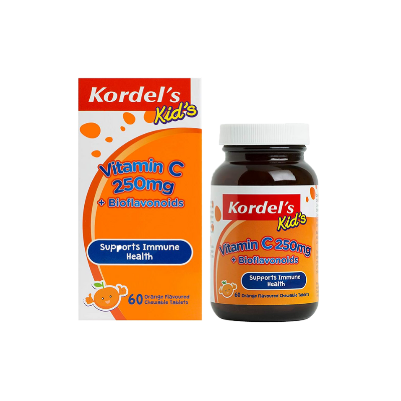 Kordel's Kid's Vitamin C 250 mg + Bioflavonoids (60 Tablets)