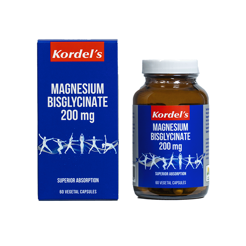 Kordel's Magnesium Bisglycinate 200 mg (60 Capsules)
