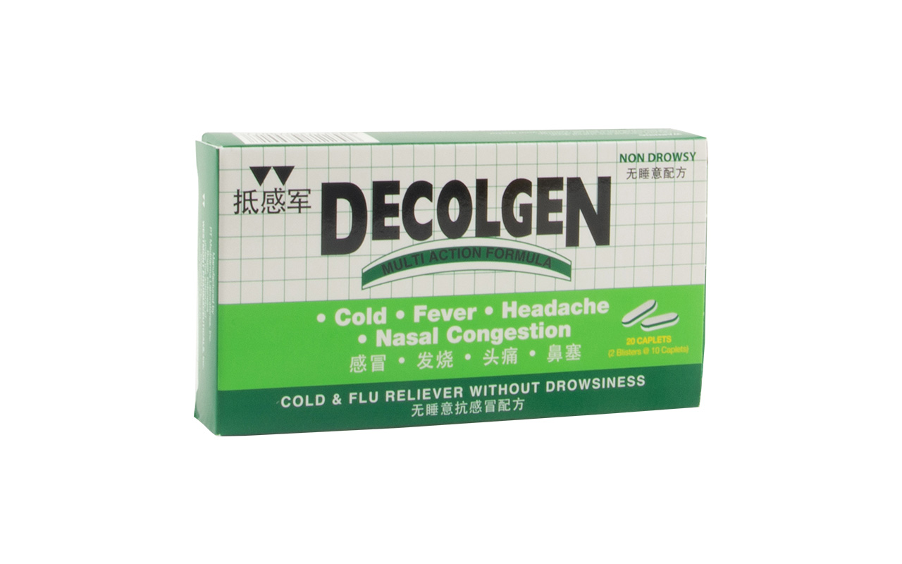 Decolgen Non-Drowsy Cold Tablets 20s