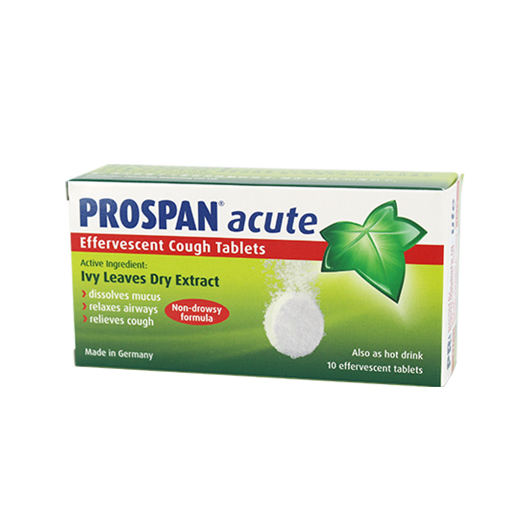 Prospan Acute Effervescent Cough Tablets 10s