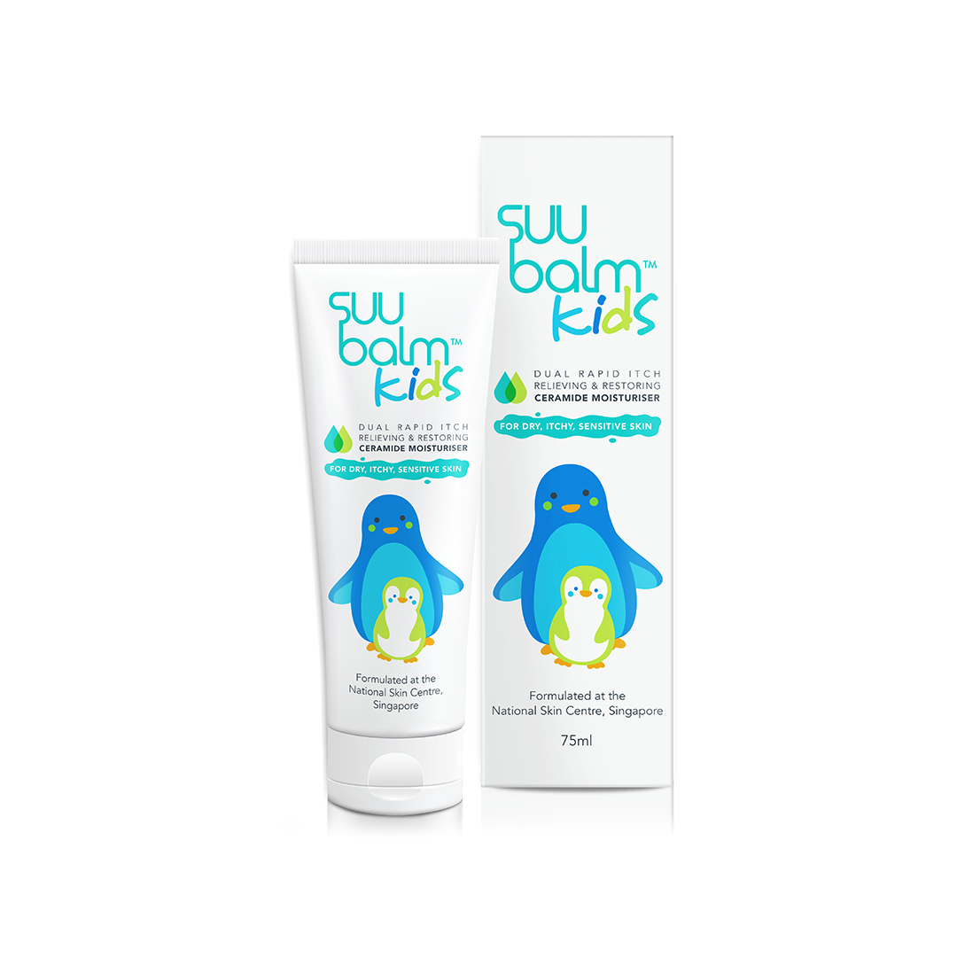Suu Balm Kids Dual Rapid Itch Relieving & Restoring Ceramide Moisturiser 75ml