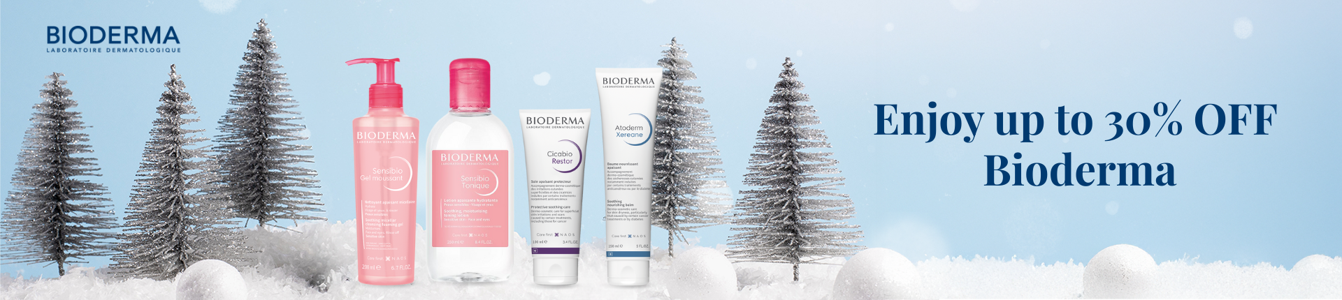 Up to 30% off Bioderma Products